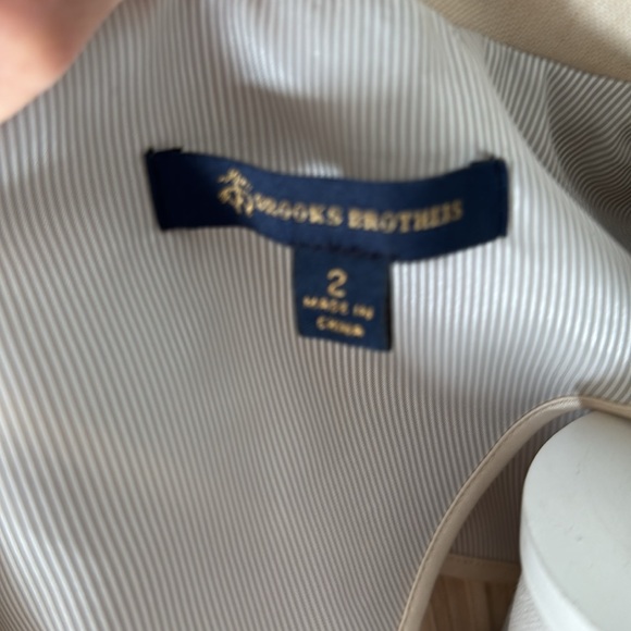 Brooks Brothers tan linen blazer - Picture 5 of 6